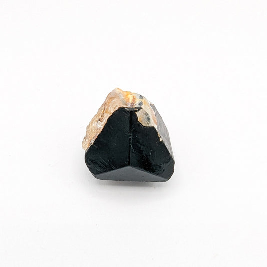 Schorl Black Tourmaline with Hyalite Opal F