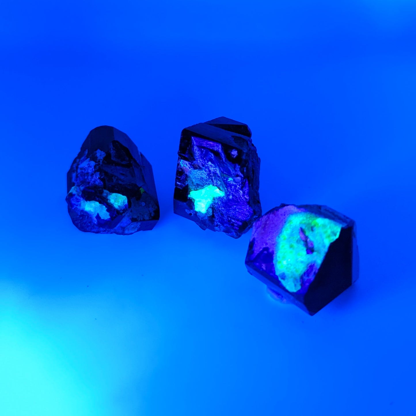 Schorl Black Tourmaline with Hyalite Opal C