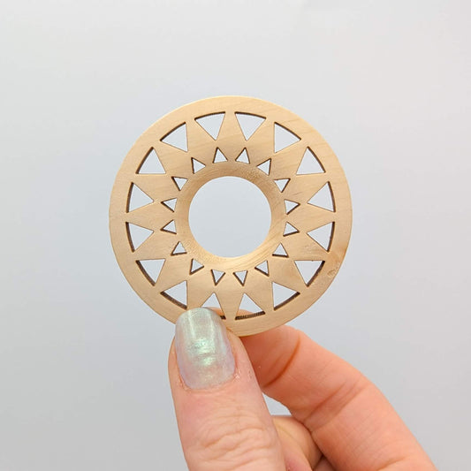 Wood Sphere Stands
