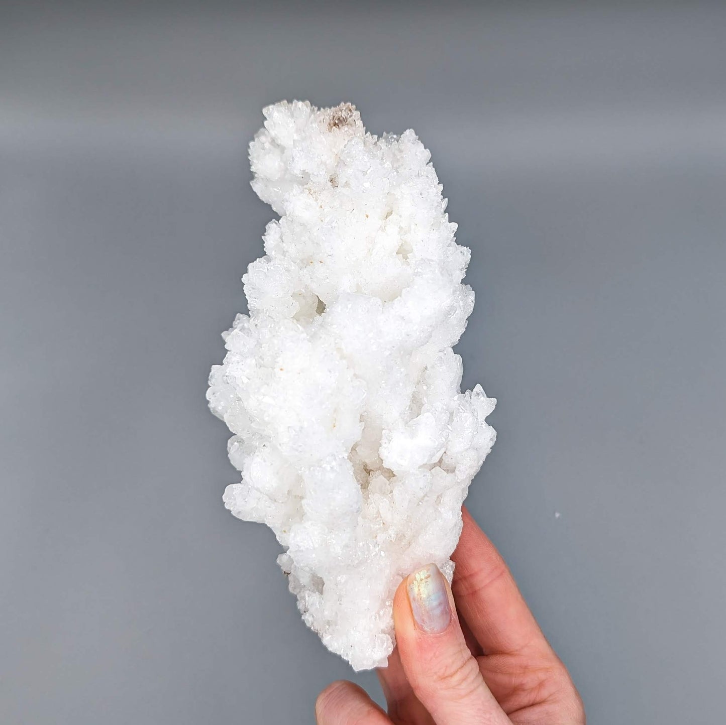 White Aragonite Cluster