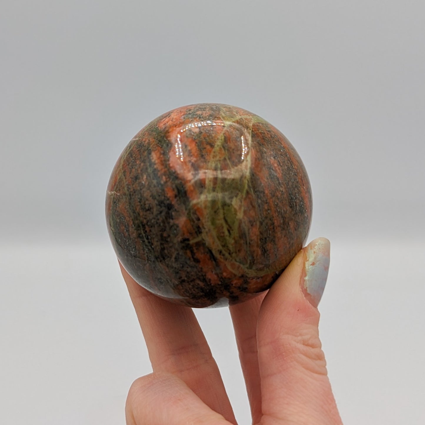 Unakite Spheres