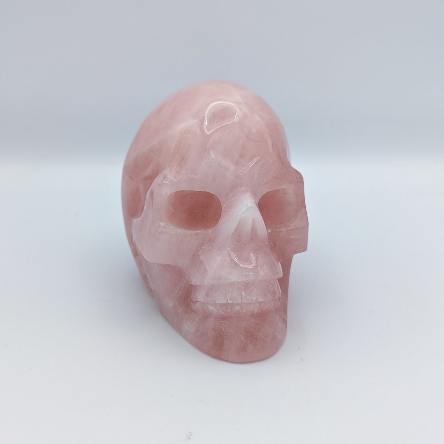 Rose Quartz Skull