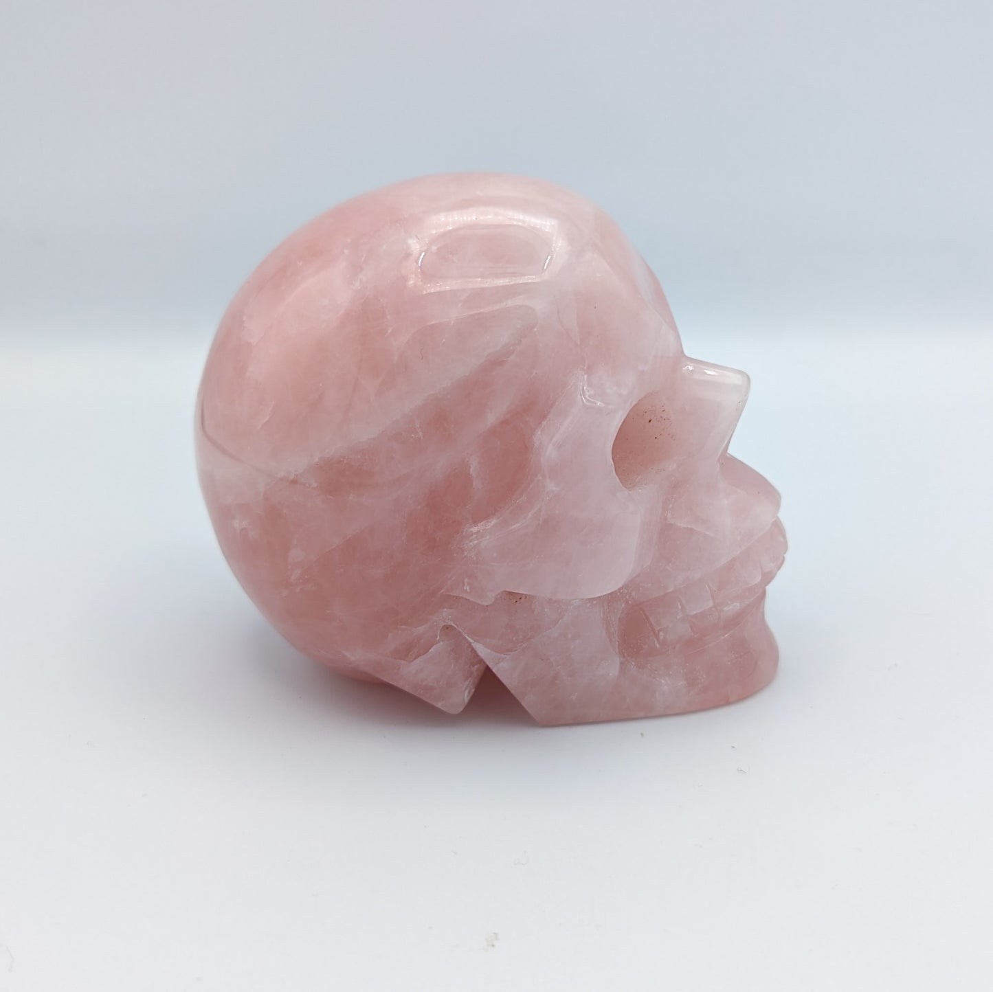 Rose Quartz Skull