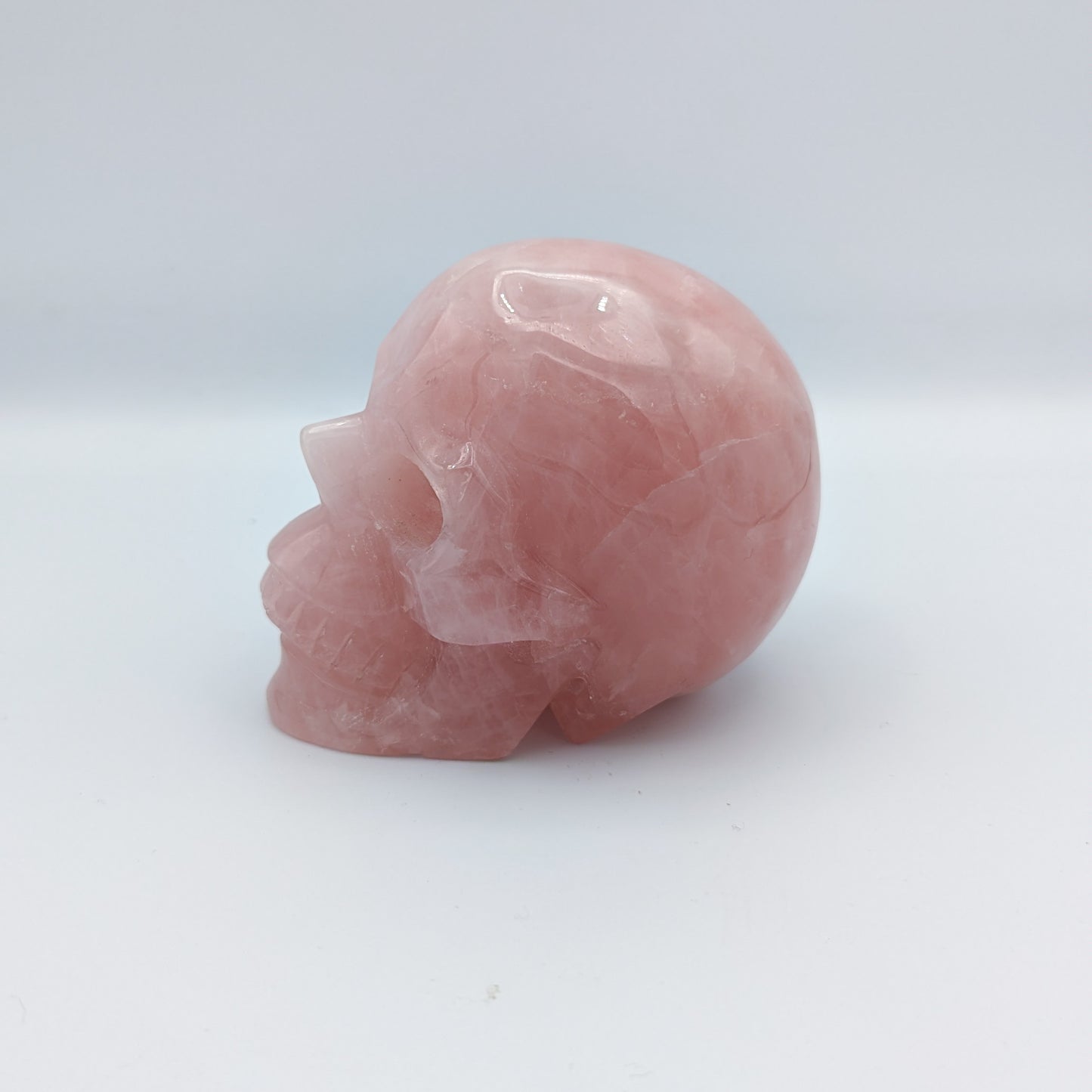 Rose Quartz Skull