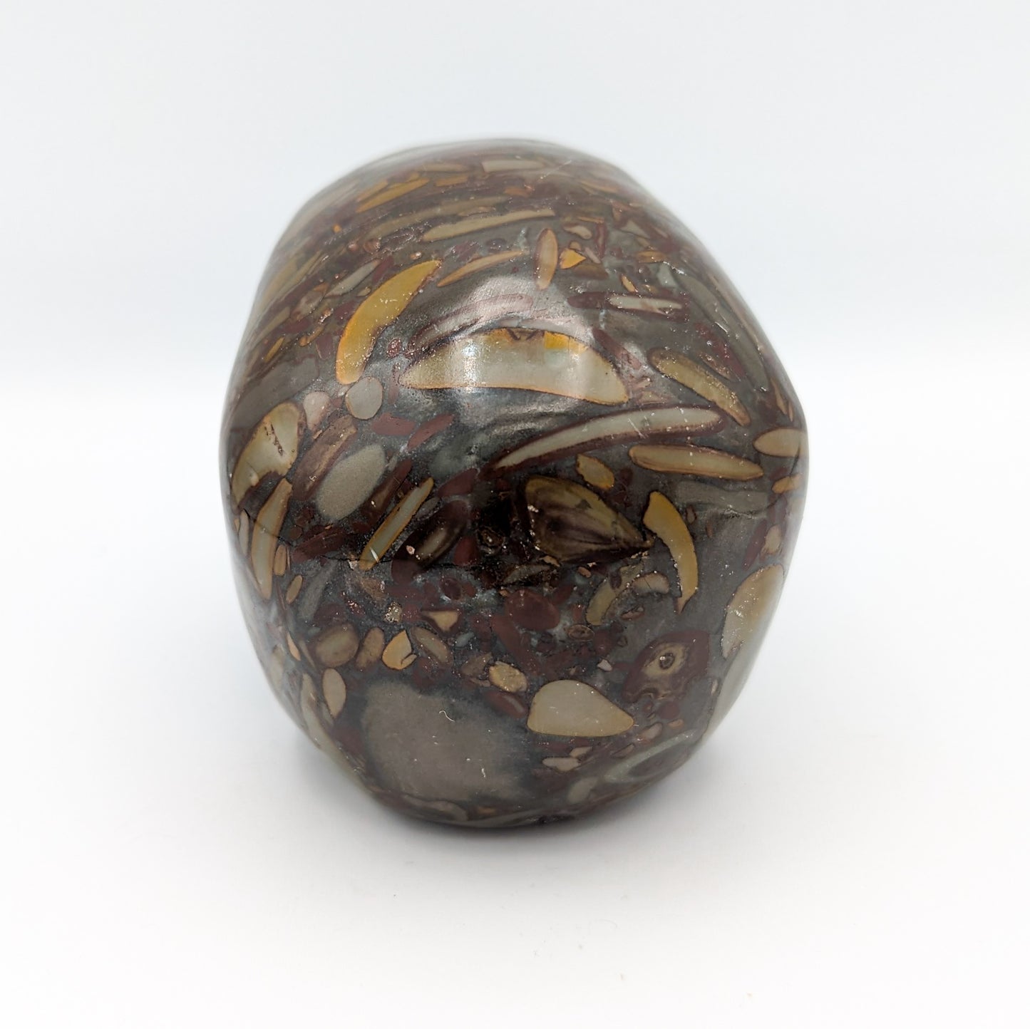 Bamboo Leaf Jasper Skull