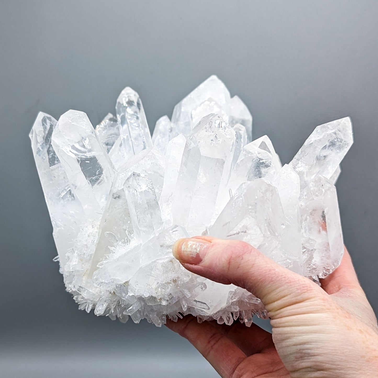 Clear Quartz Cluster Crown A