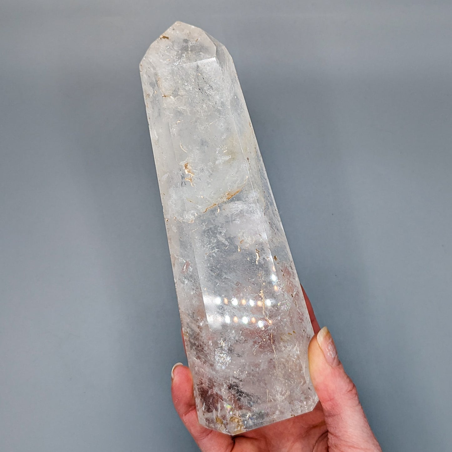 Large Clear Quartz Tower