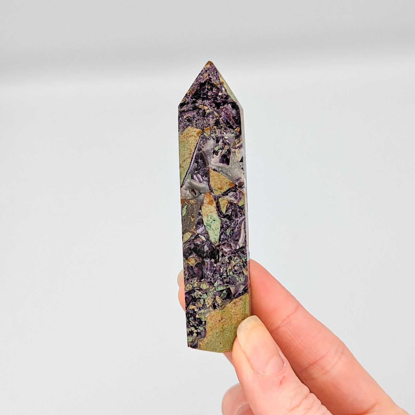 Purple Brecciated Jasper Towers