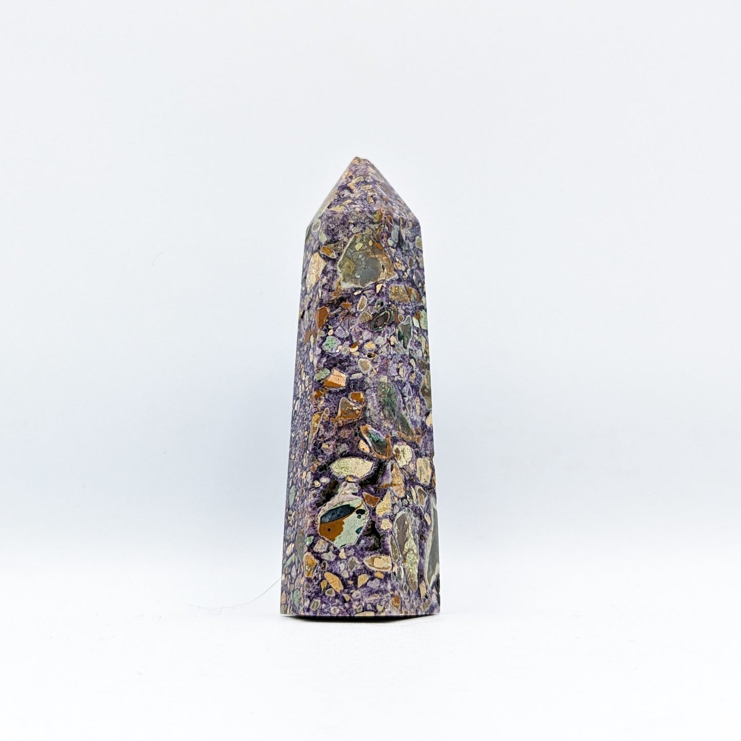 Purple Brecciated Jasper Towers