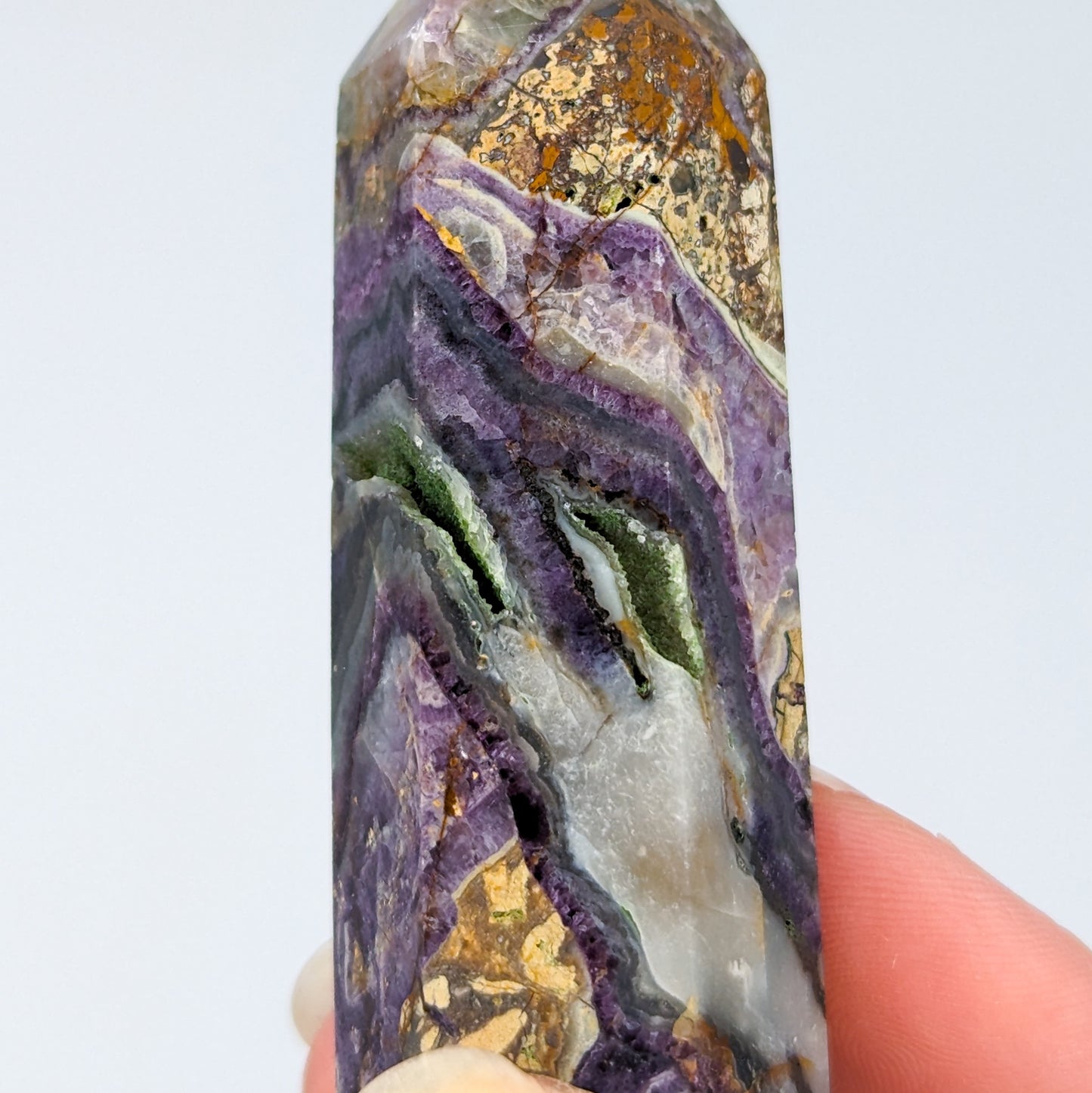 Purple Brecciated Jasper Towers