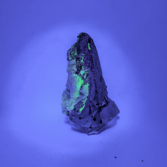Smoky Quartz with Hyalite Opal and Black Tourmaline
