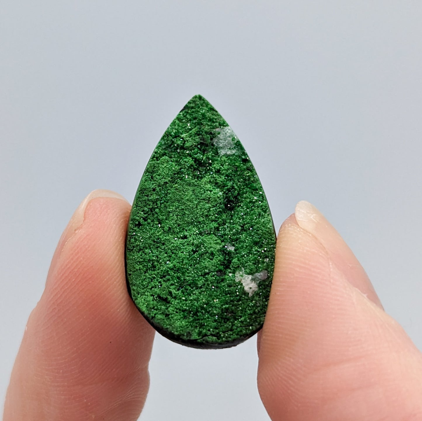 Uvarovite Garnet Cabochon