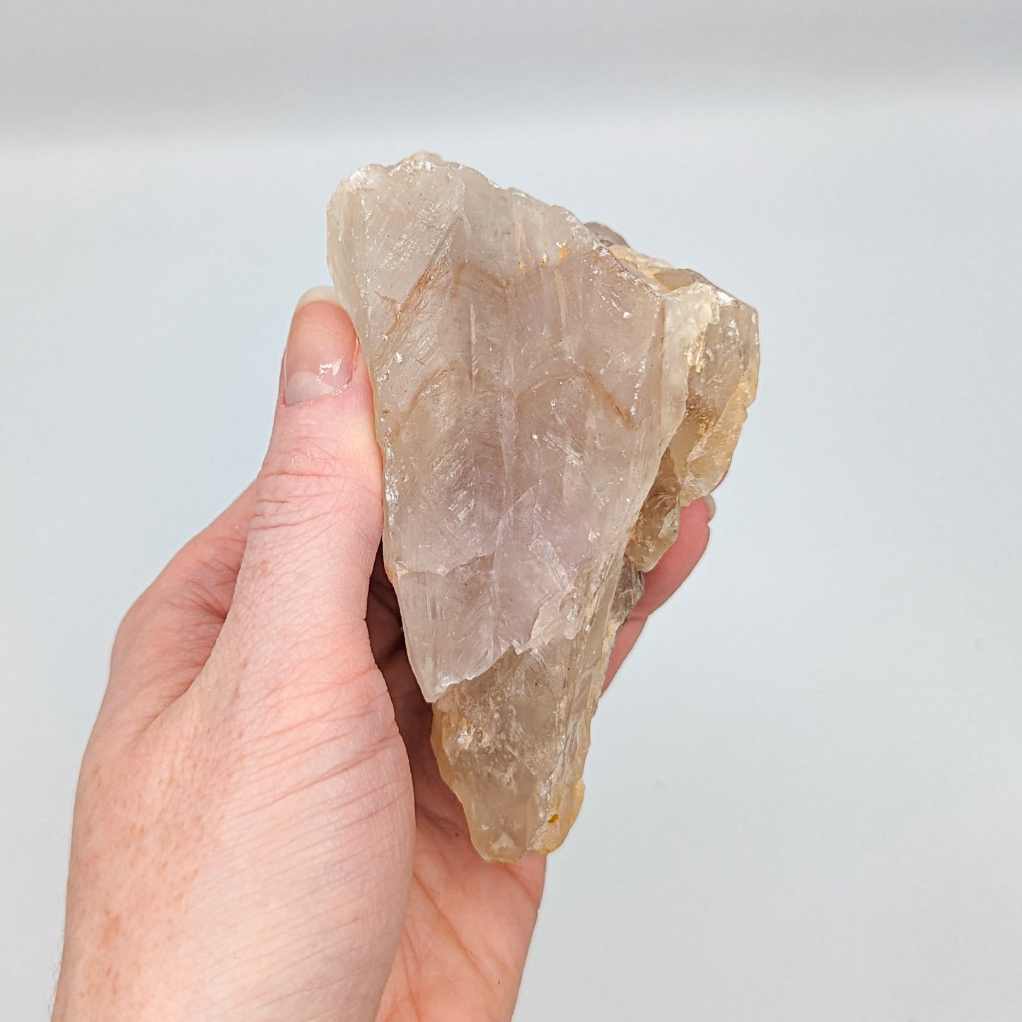 'Phoenix Flame' Rare Fluorescent Phantom Quartz A