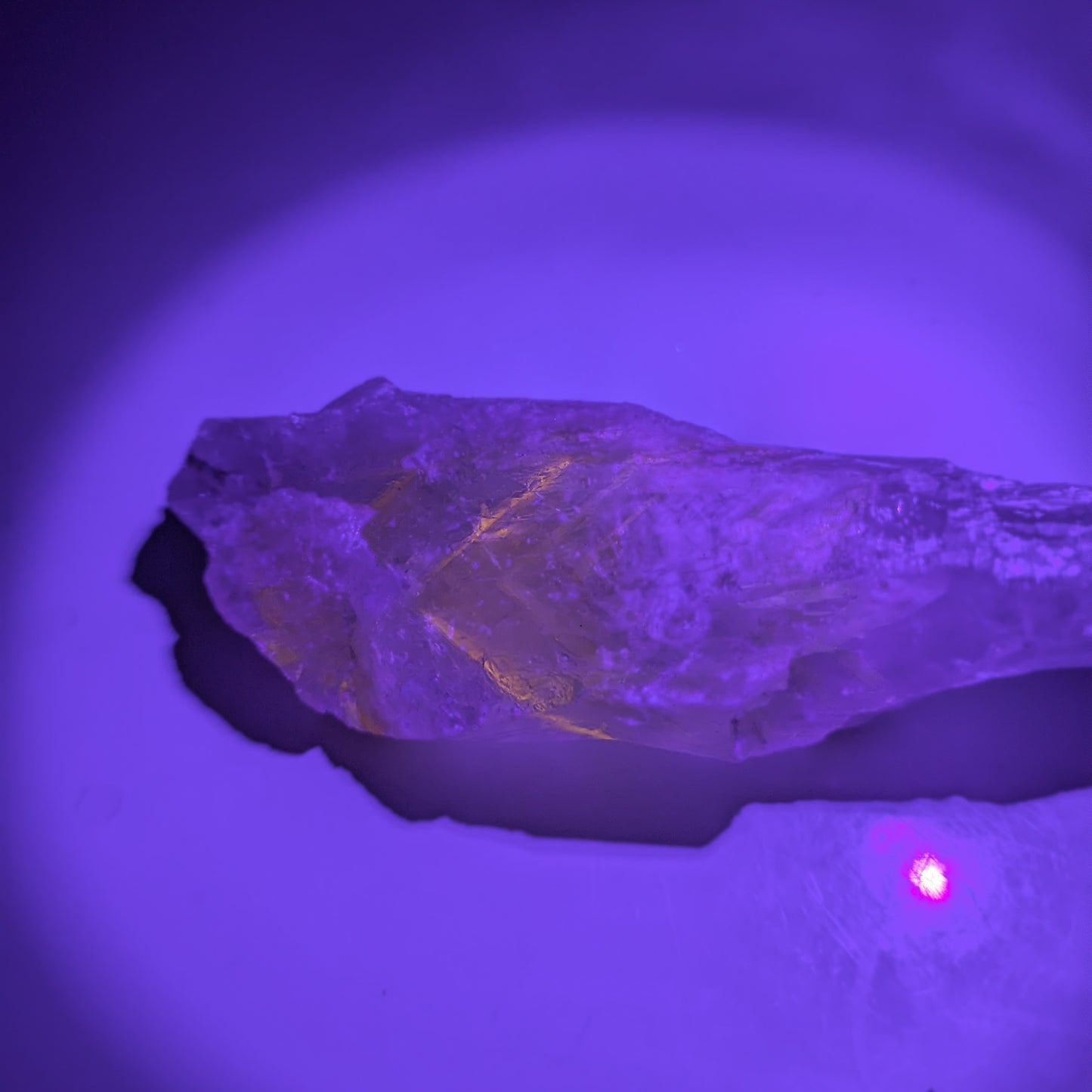 'Phoenix Flame' Rare Fluorescent Phantom Quartz B