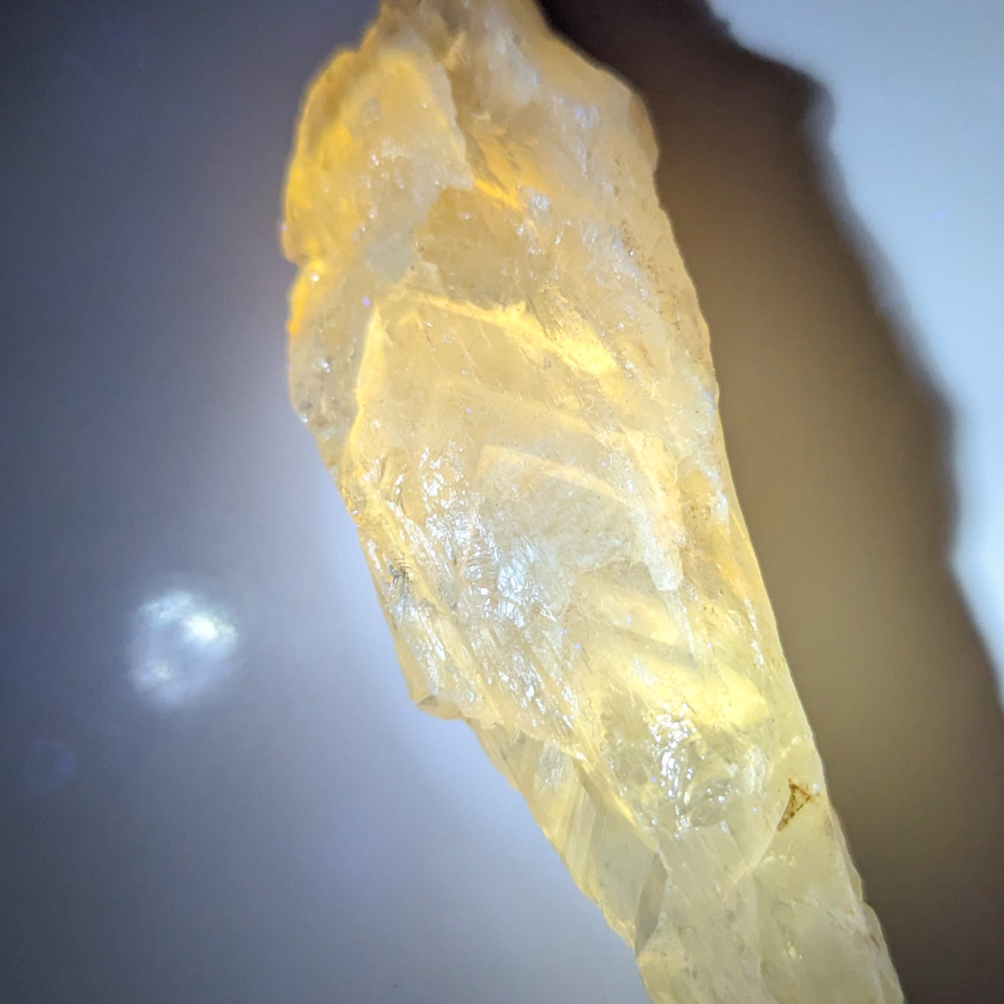 'Phoenix Flame' Rare Fluorescent Phantom Quartz B