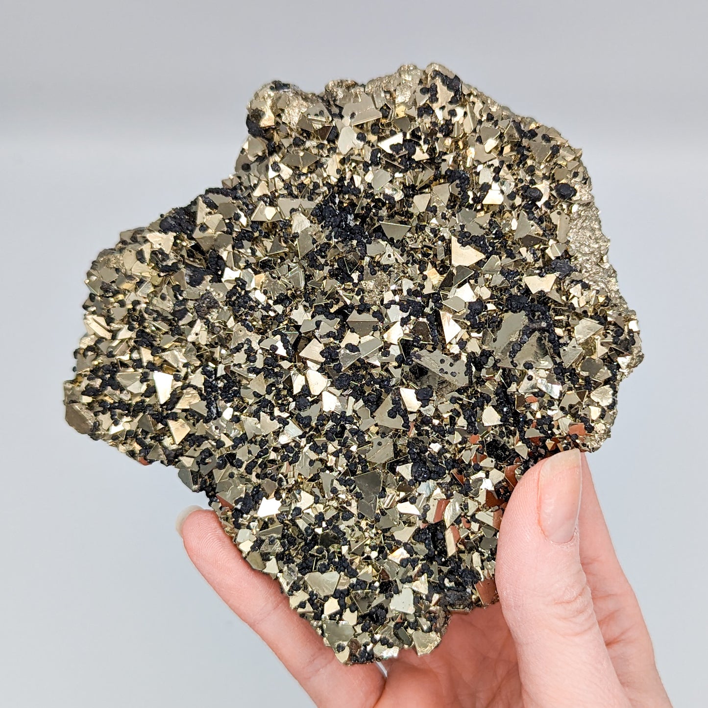 Pyrite Octahedral Cluster from Peru A