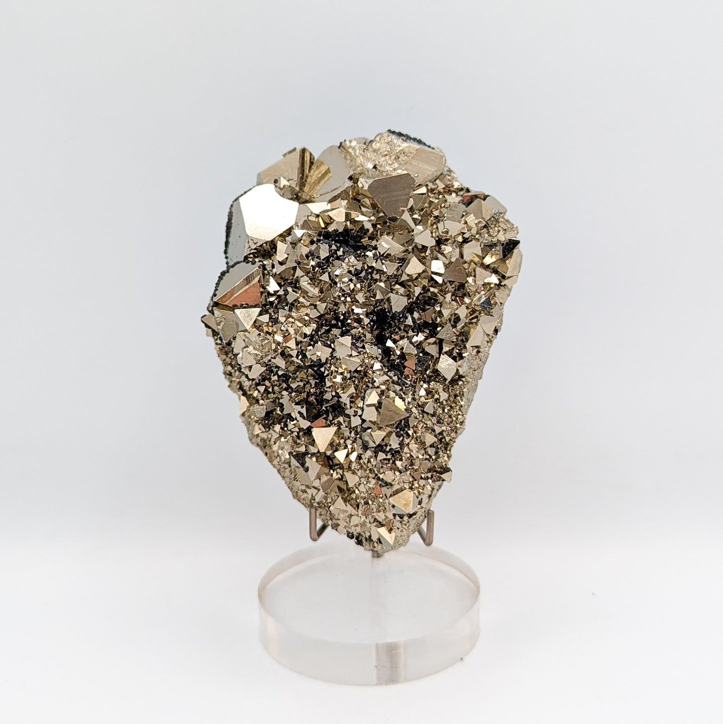 Pyrite Octahedral Cluster from Peru C