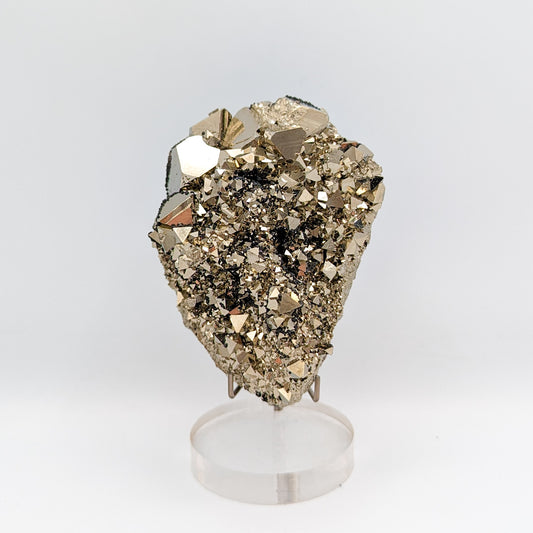 Pyrite Octahedral Cluster from Peru C