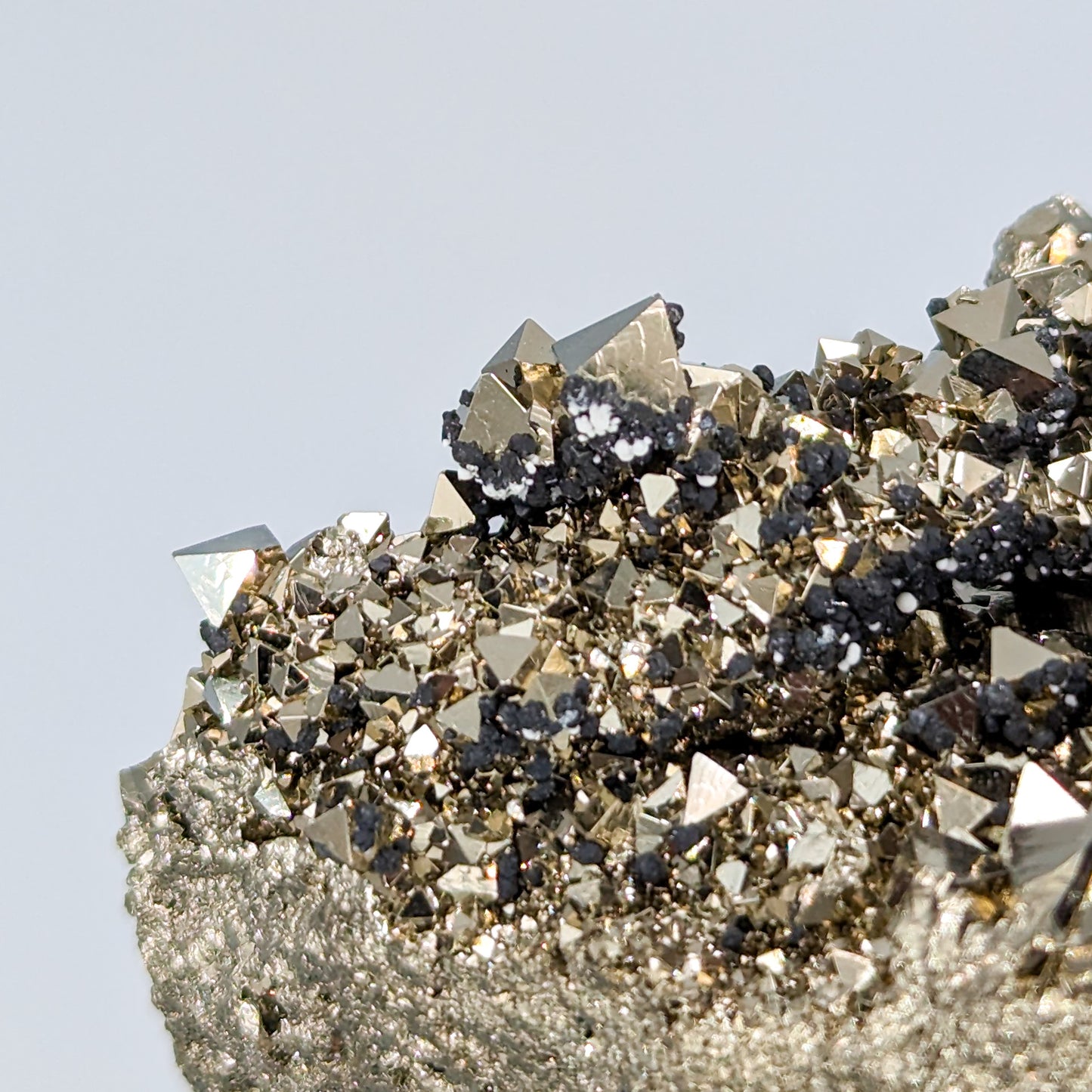 Pyrite Octahedral Cluster from Peru C