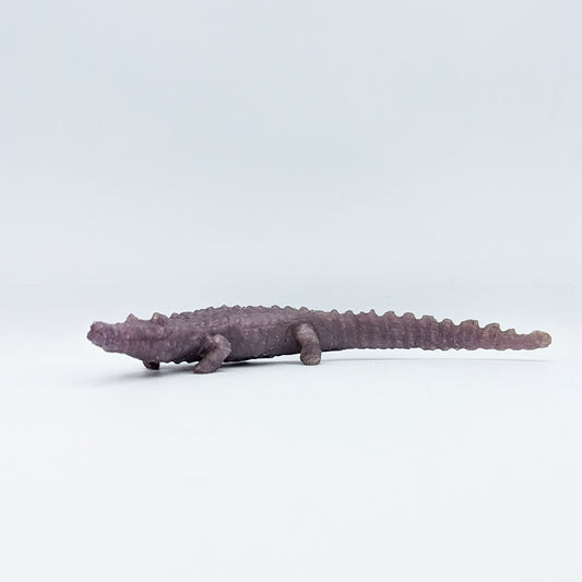 Lepidolite Crocodile Crystal Carving B