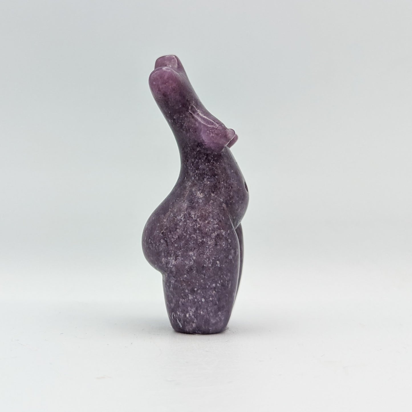 Lepidolite Goddess Carving B