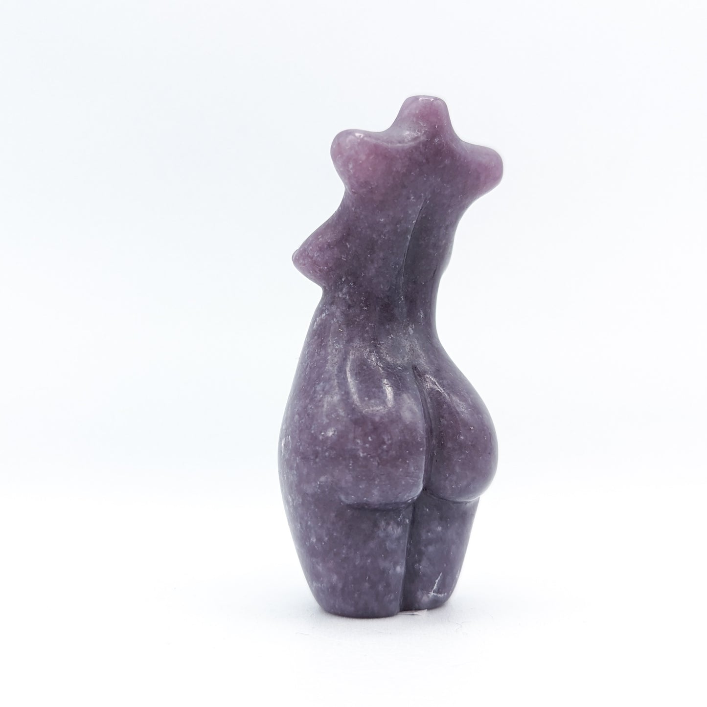 Lepidolite Goddess Carving B