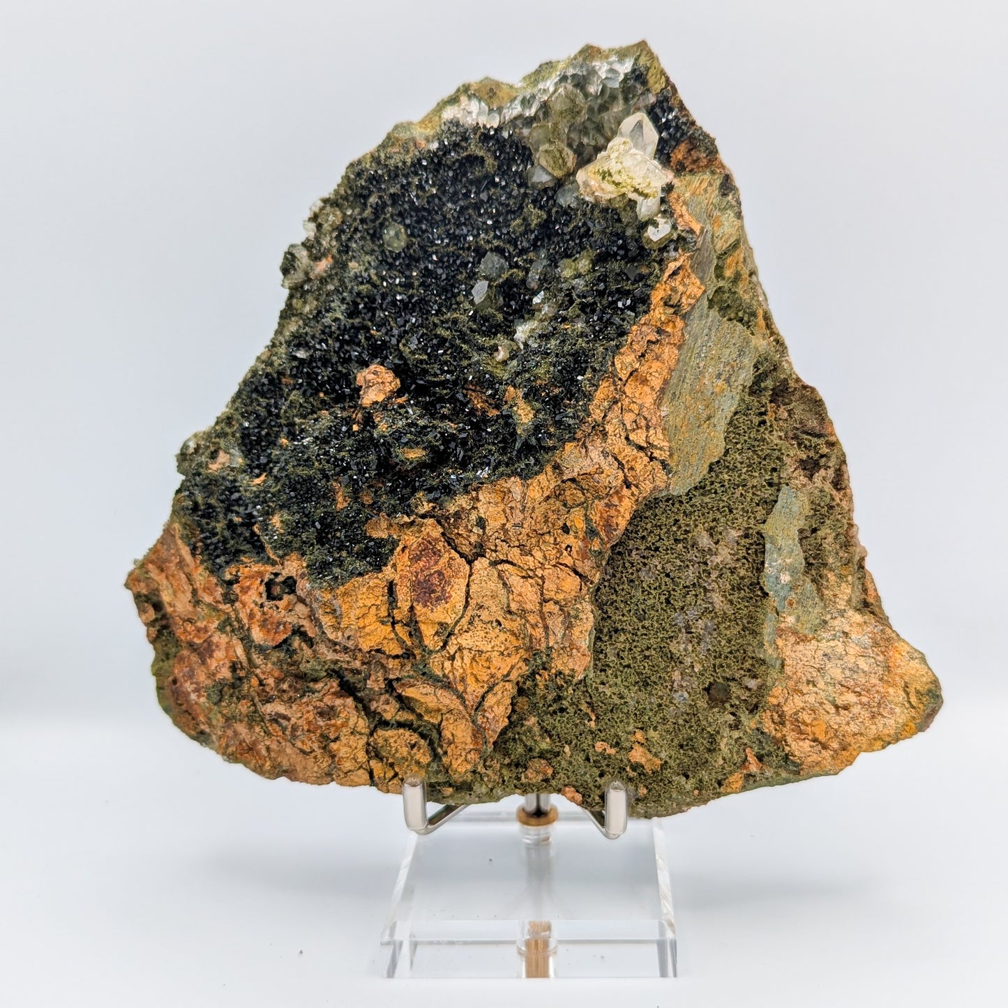 Forest Quartz with Epidote A