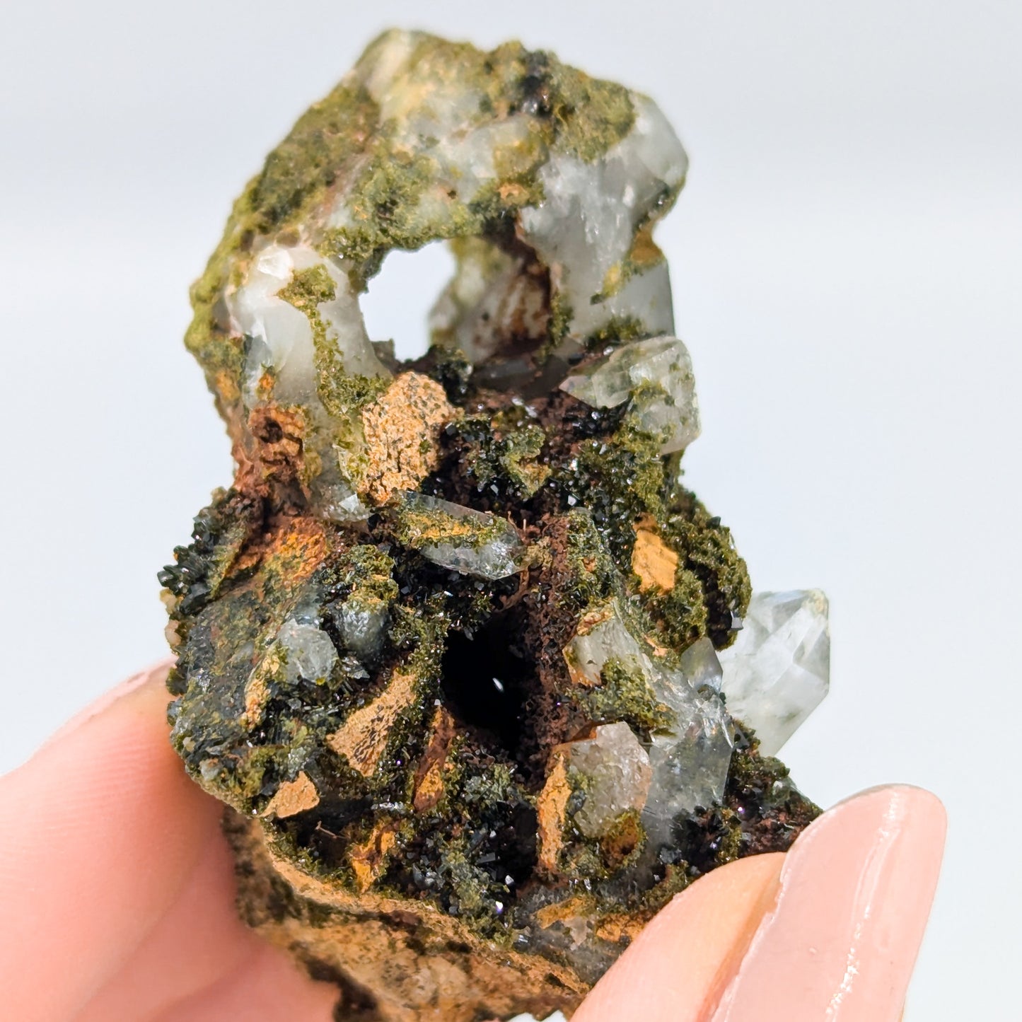Forest Quartz with Epidote Q