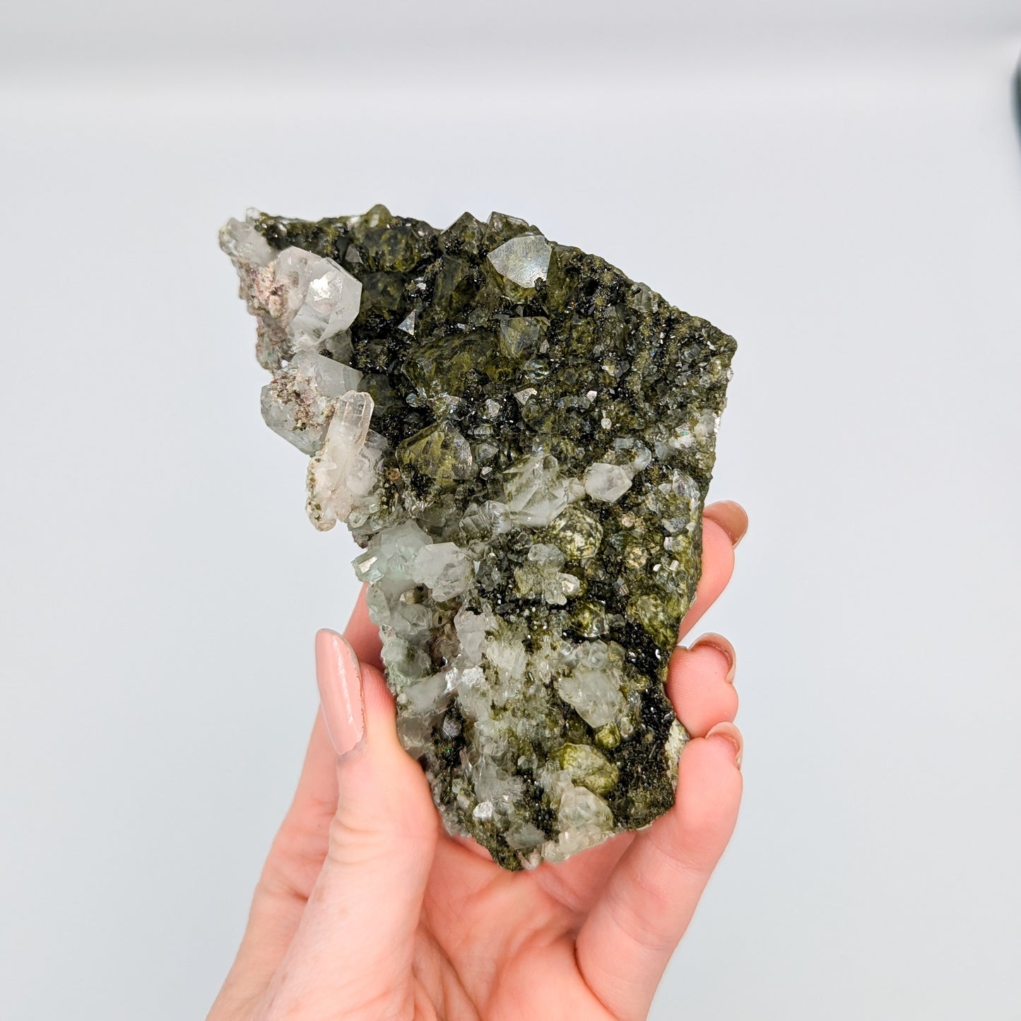 Forest Quartz with Epidote E