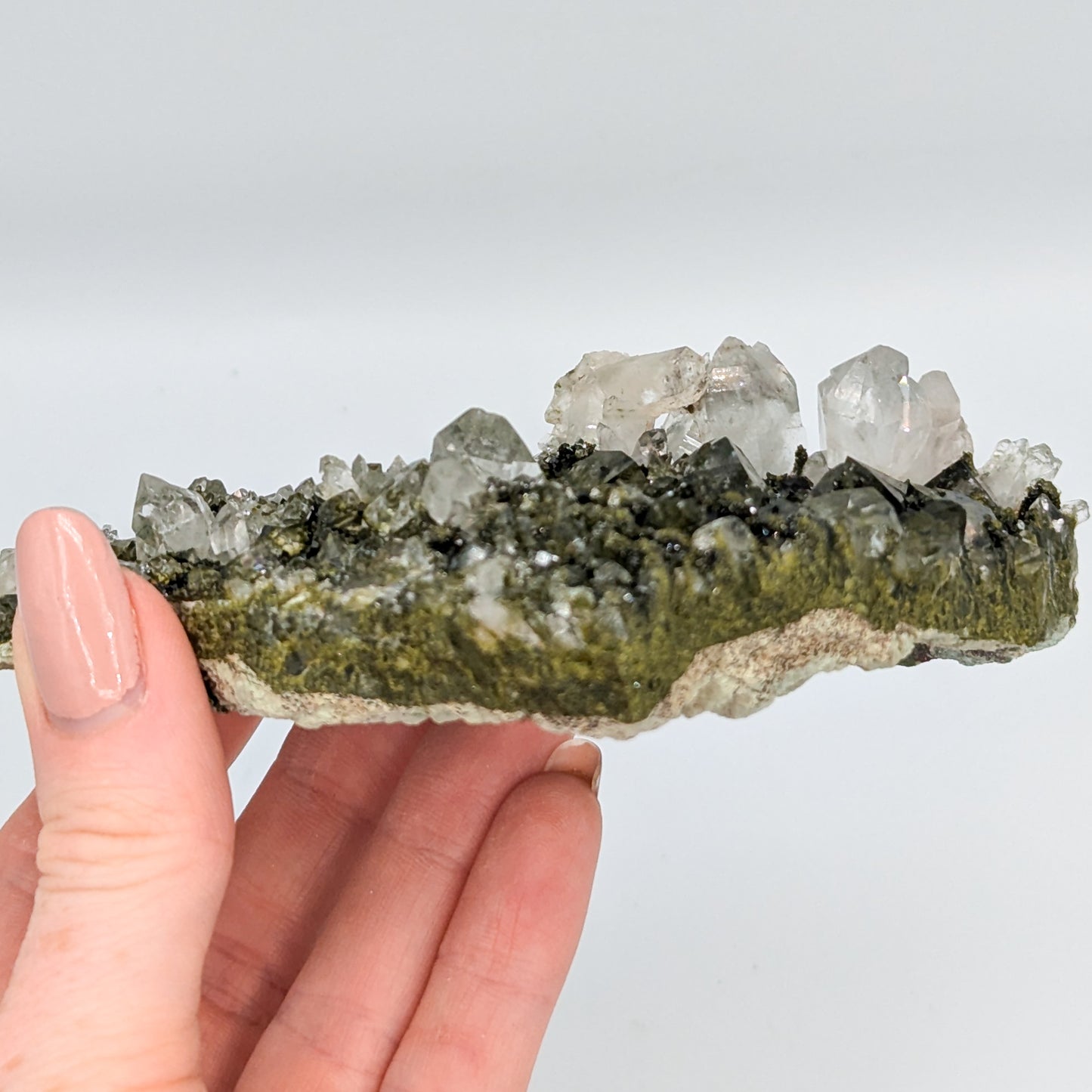 Forest Quartz with Epidote E