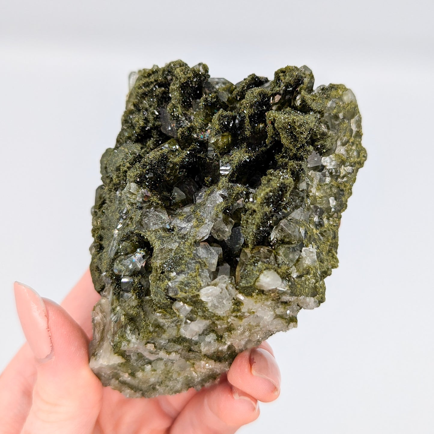 Forest Quartz with Epidote P