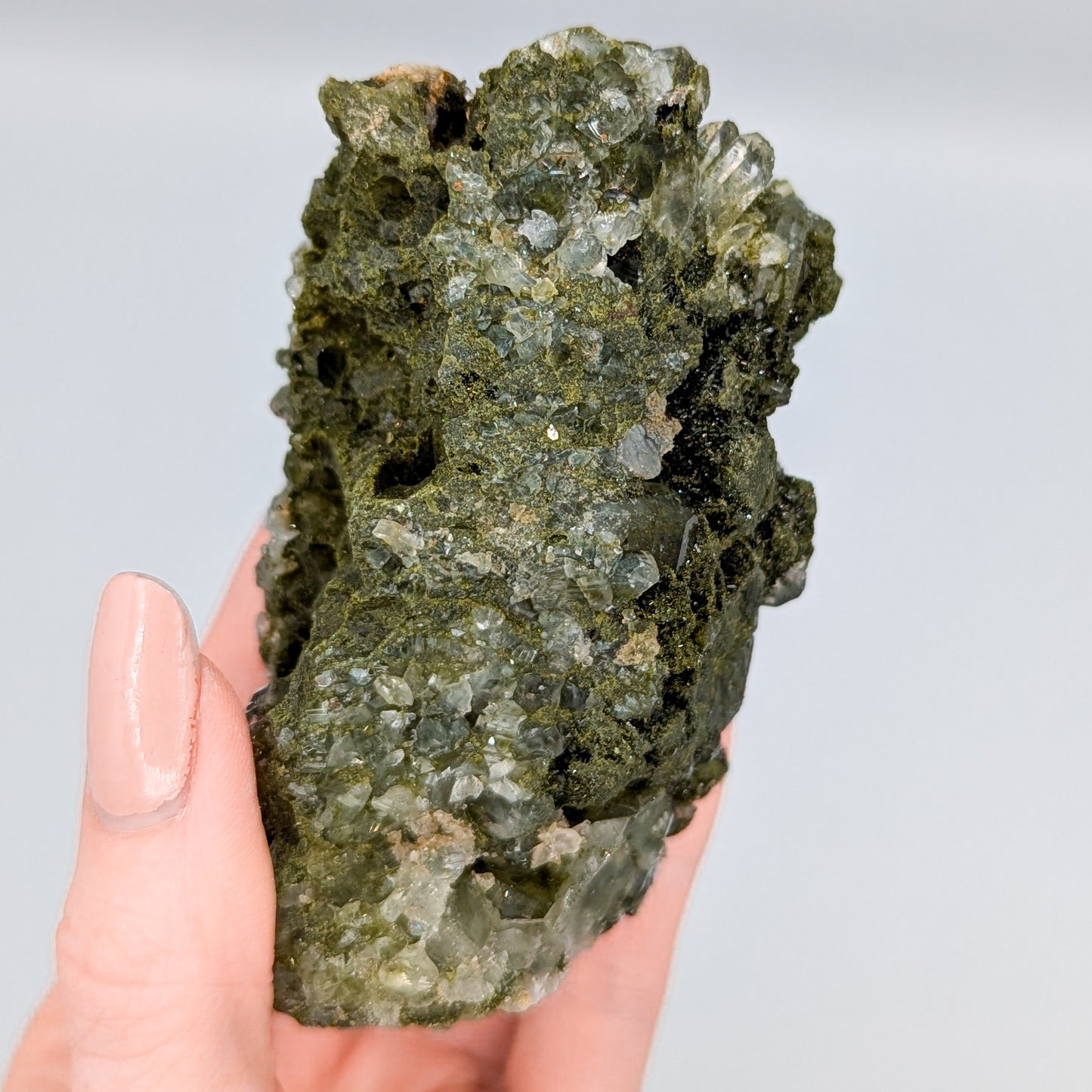 Forest Quartz with Epidote P