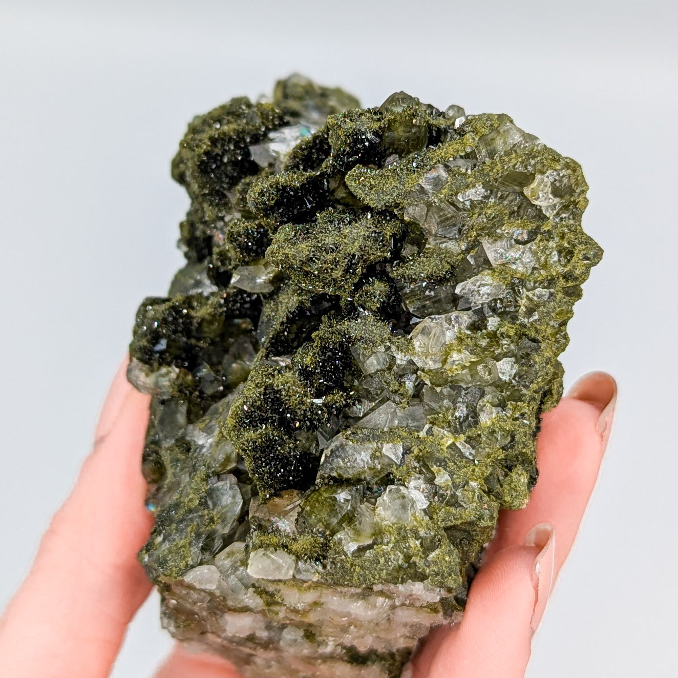 Forest Quartz with Epidote P