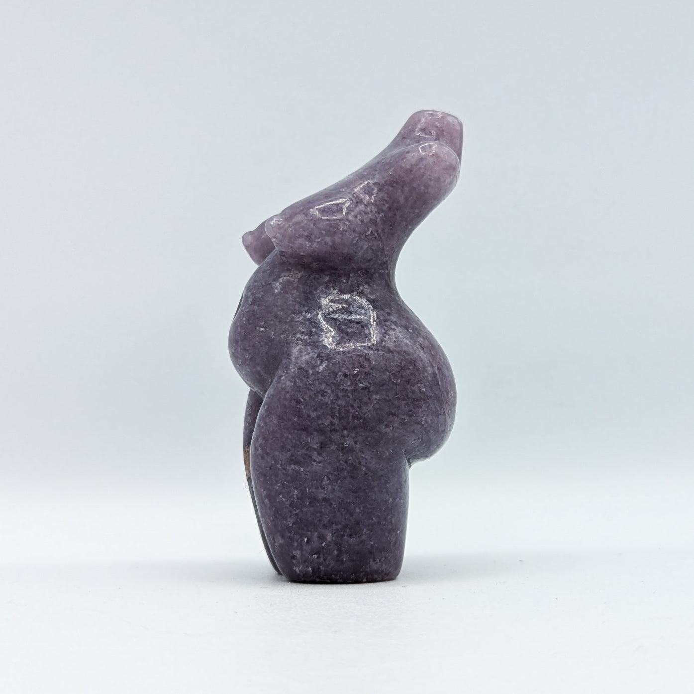 Lepidolite Goddess Carving K