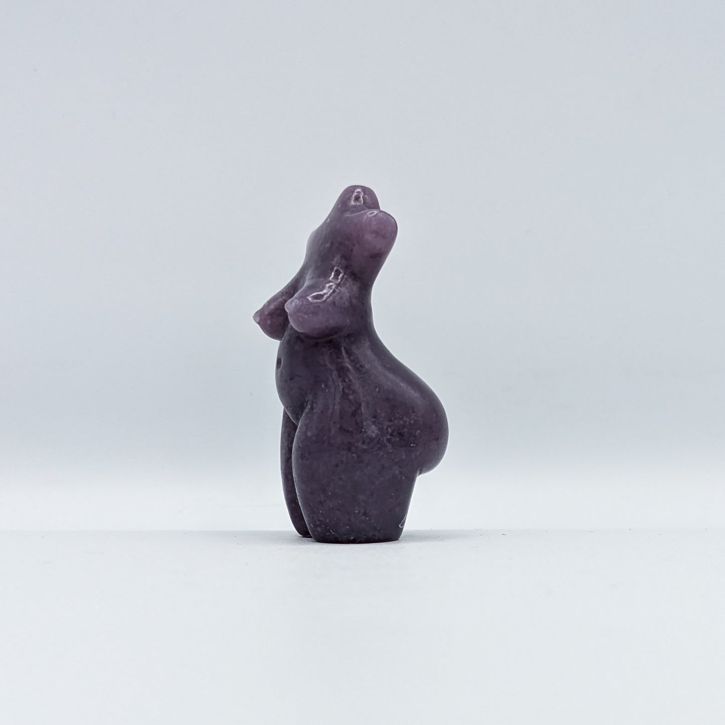 Lepidolite Goddess Carving L