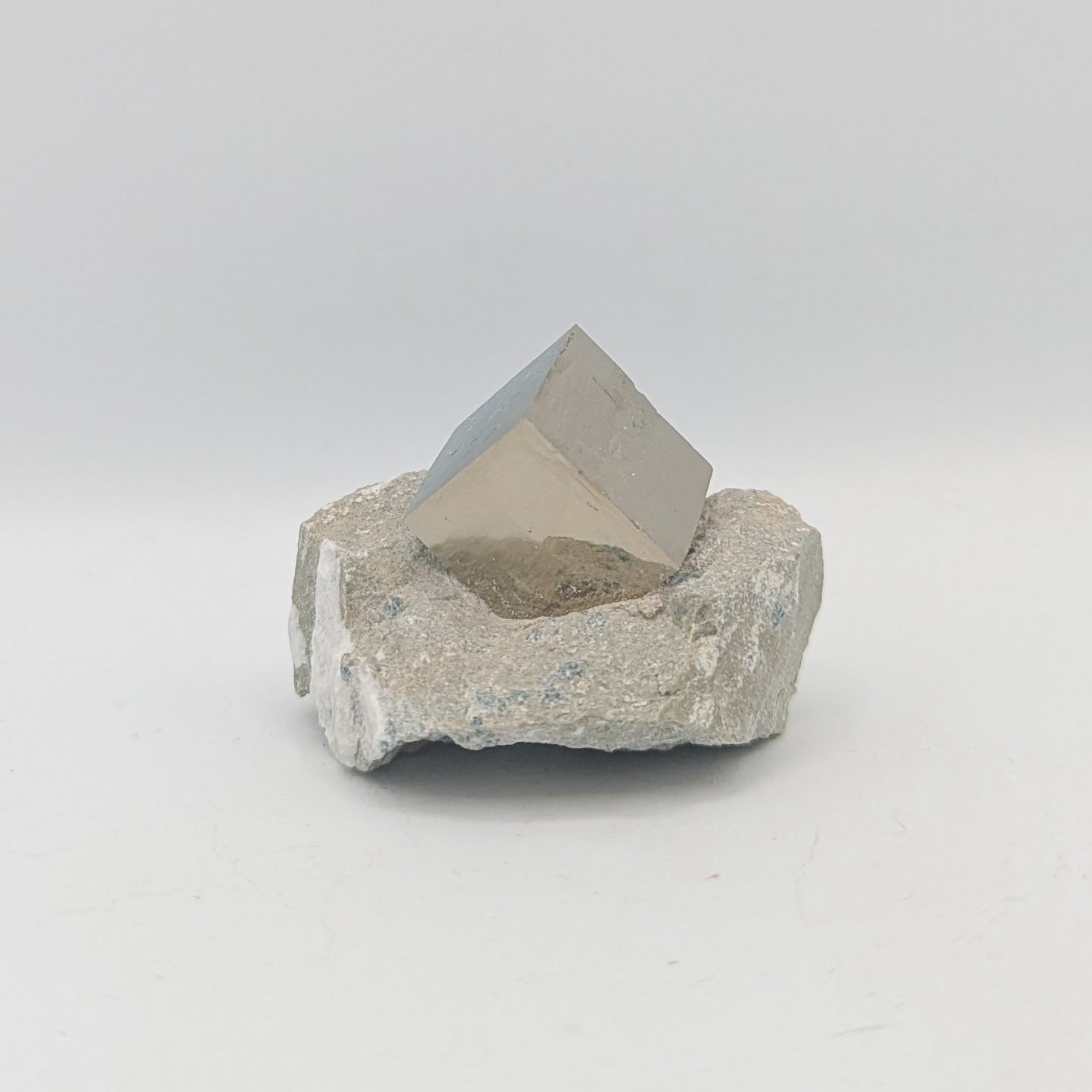 Pyrite Cube on Matrix A