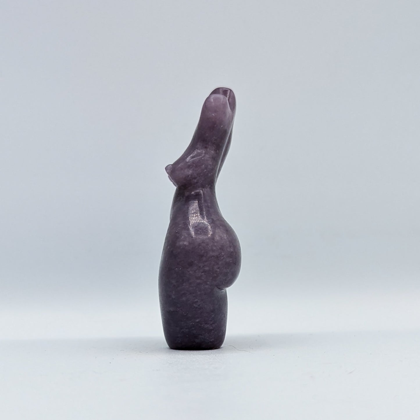 Lepidolite Goddess Carving J