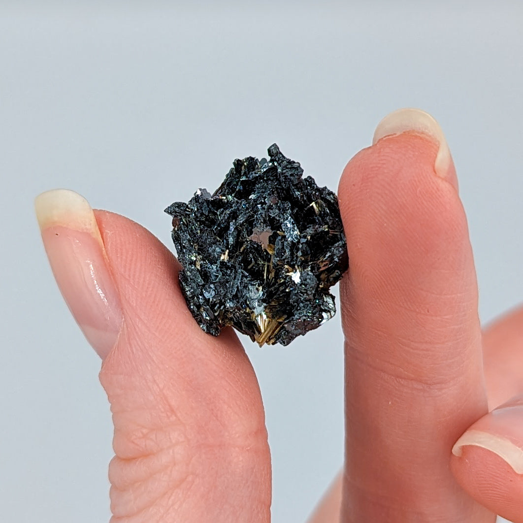 Golden Rutile on Hematite D