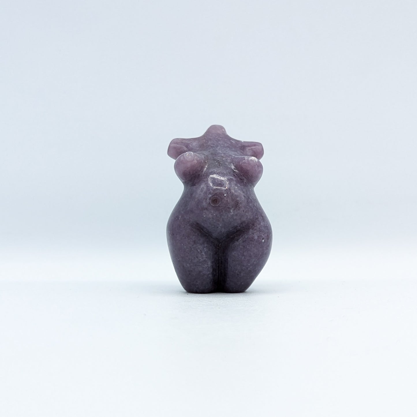 Lepidolite Goddess Carving A