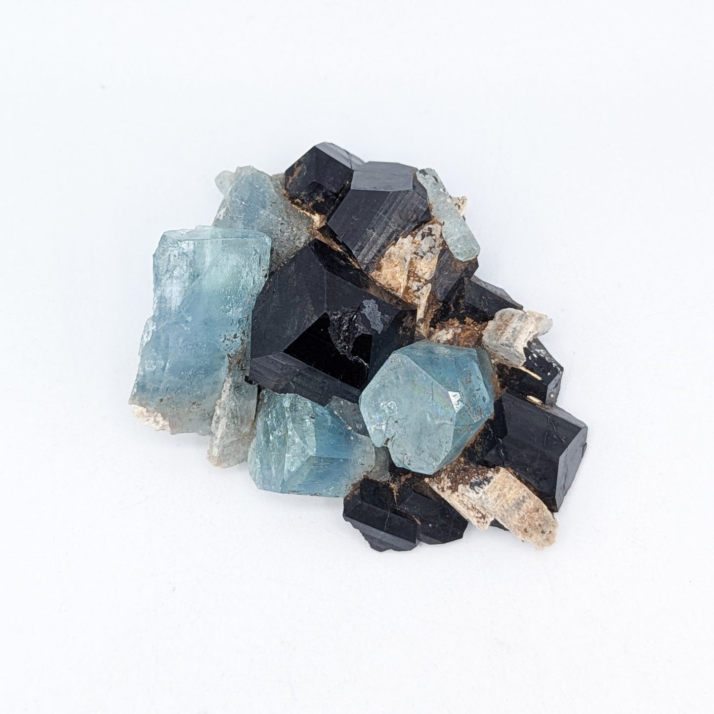 Aquamarine and Black Tourmaline Specimen B