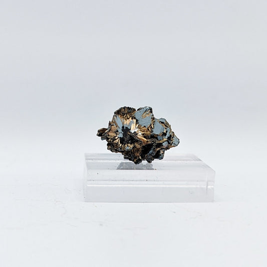 Golden Rutile on Hematite E