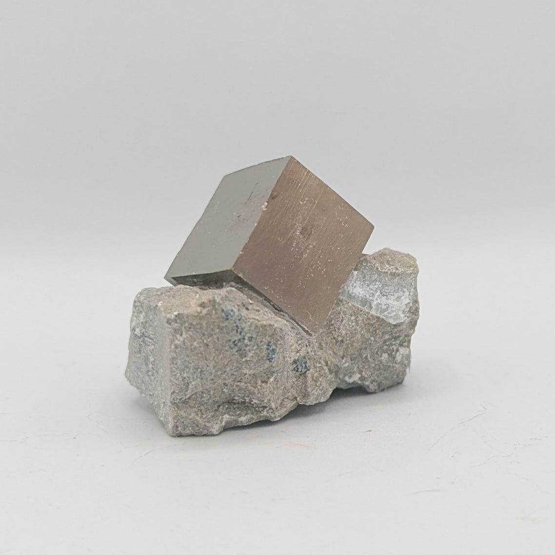 Pyrite Cube on Matrix A