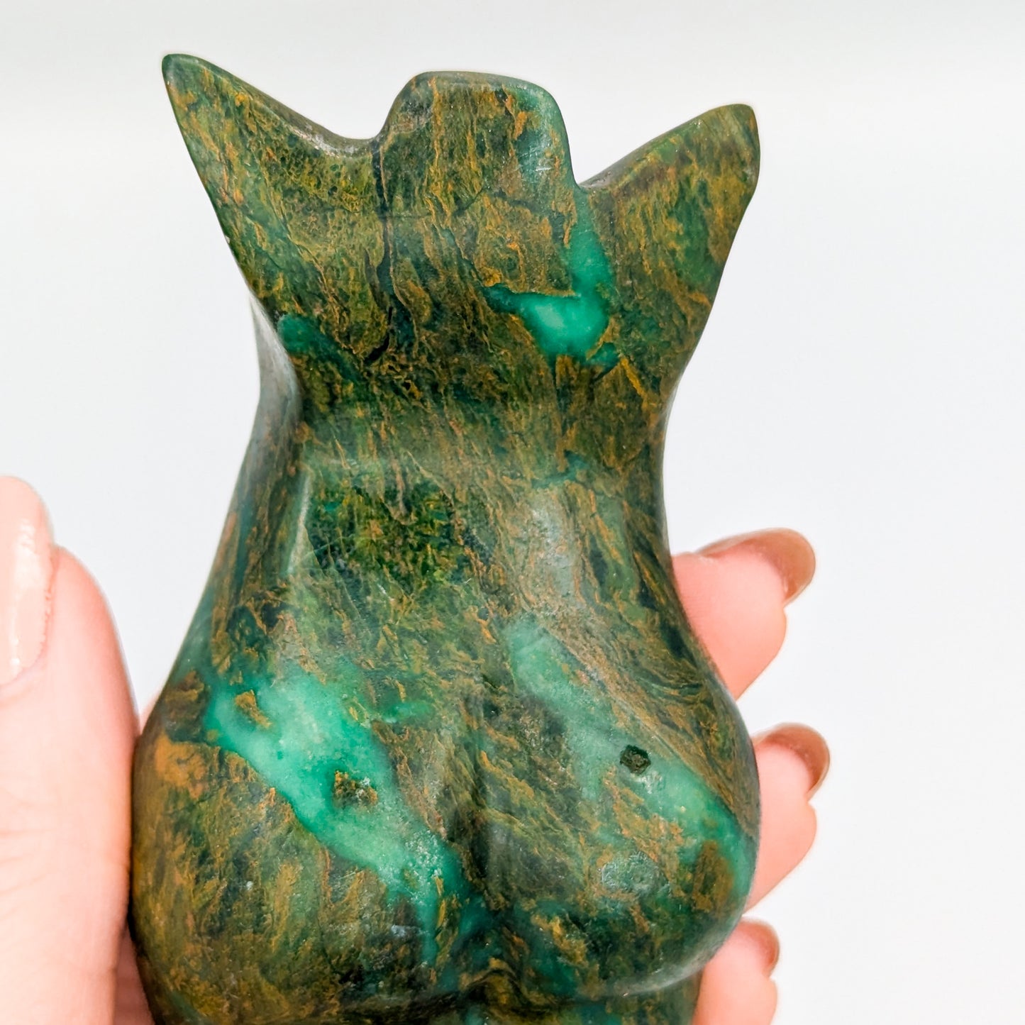 Verdite Goddess Carving A