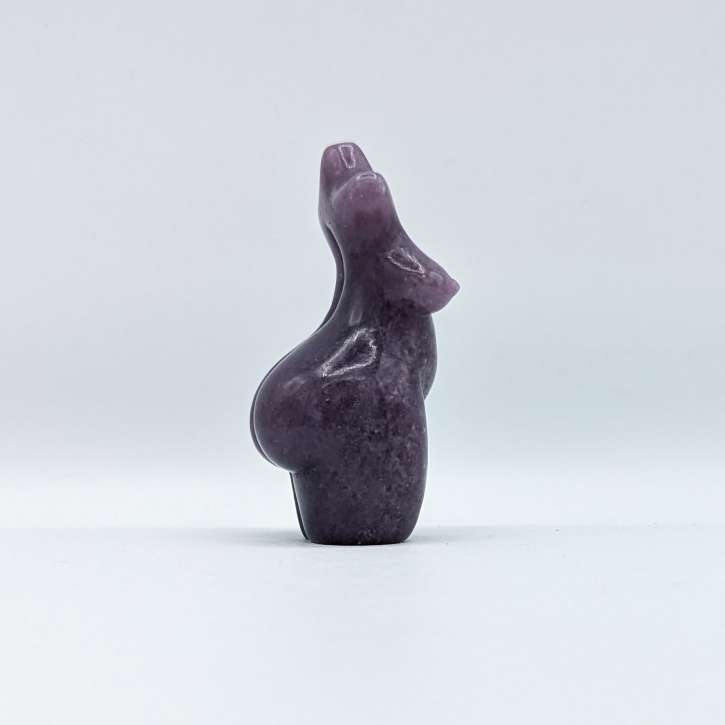 Lepidolite Goddess Carving L