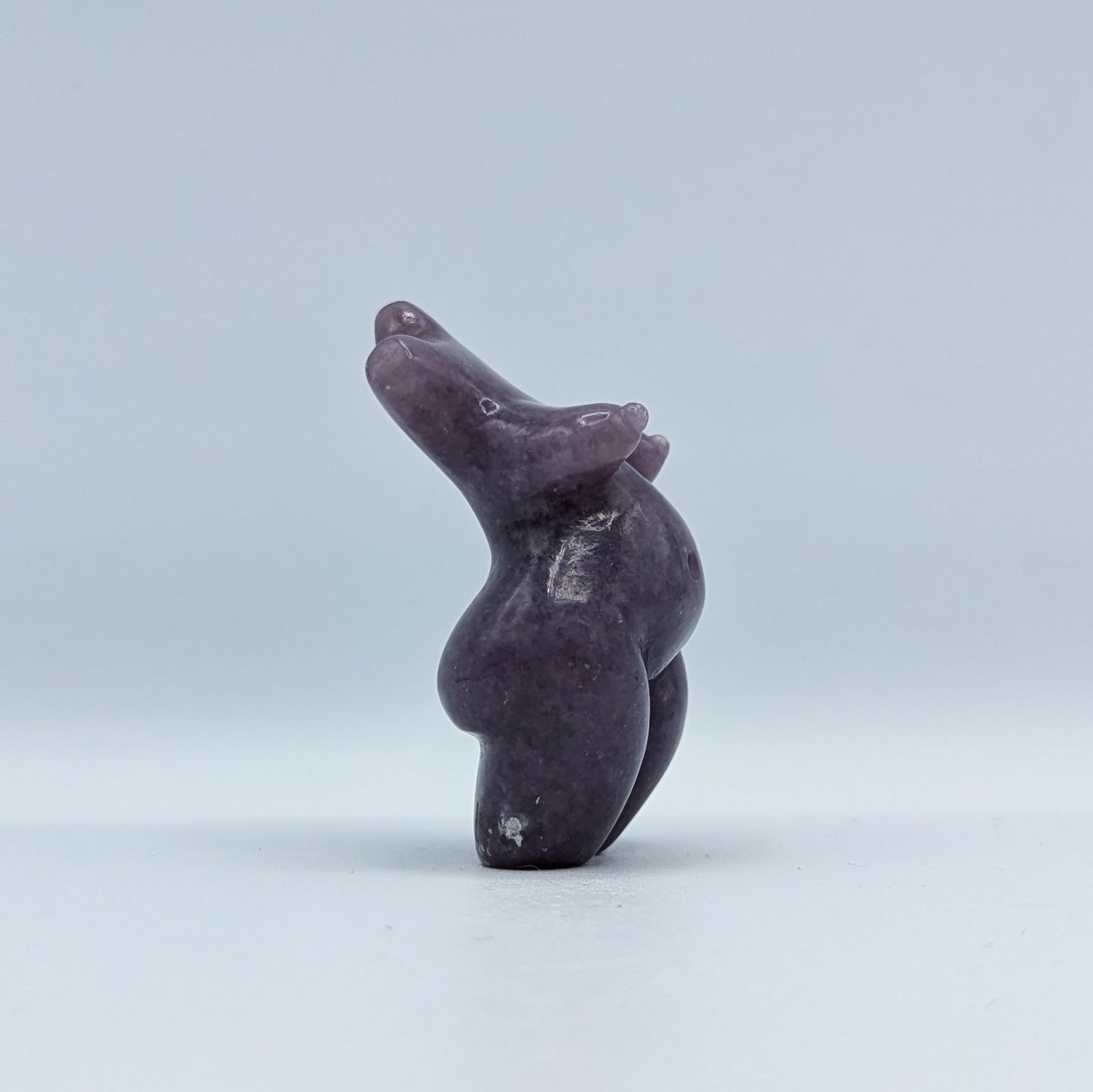 Lepidolite Goddess Carving A