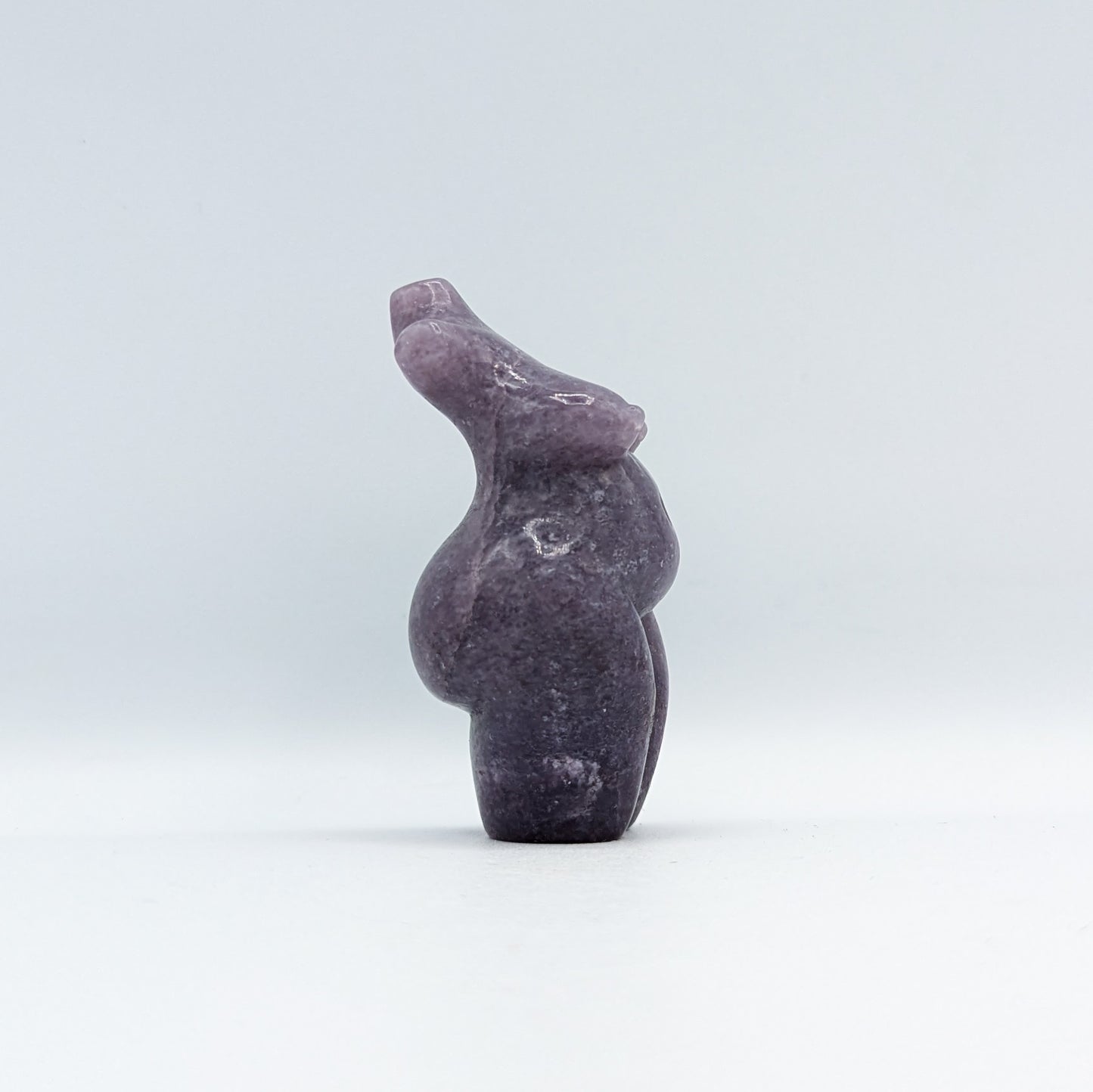 Lepidolite Goddess Carving K