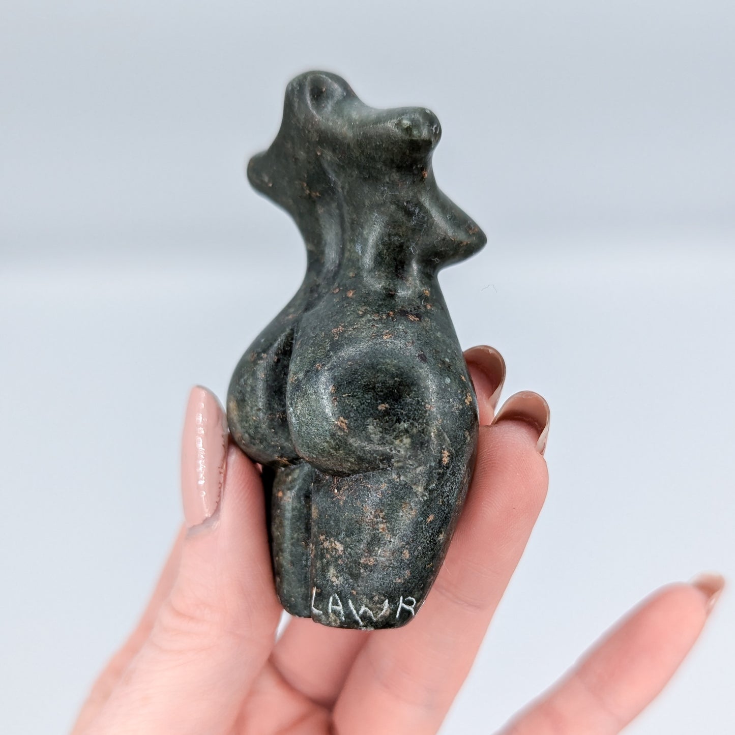 Serpentine Goddess Carving A