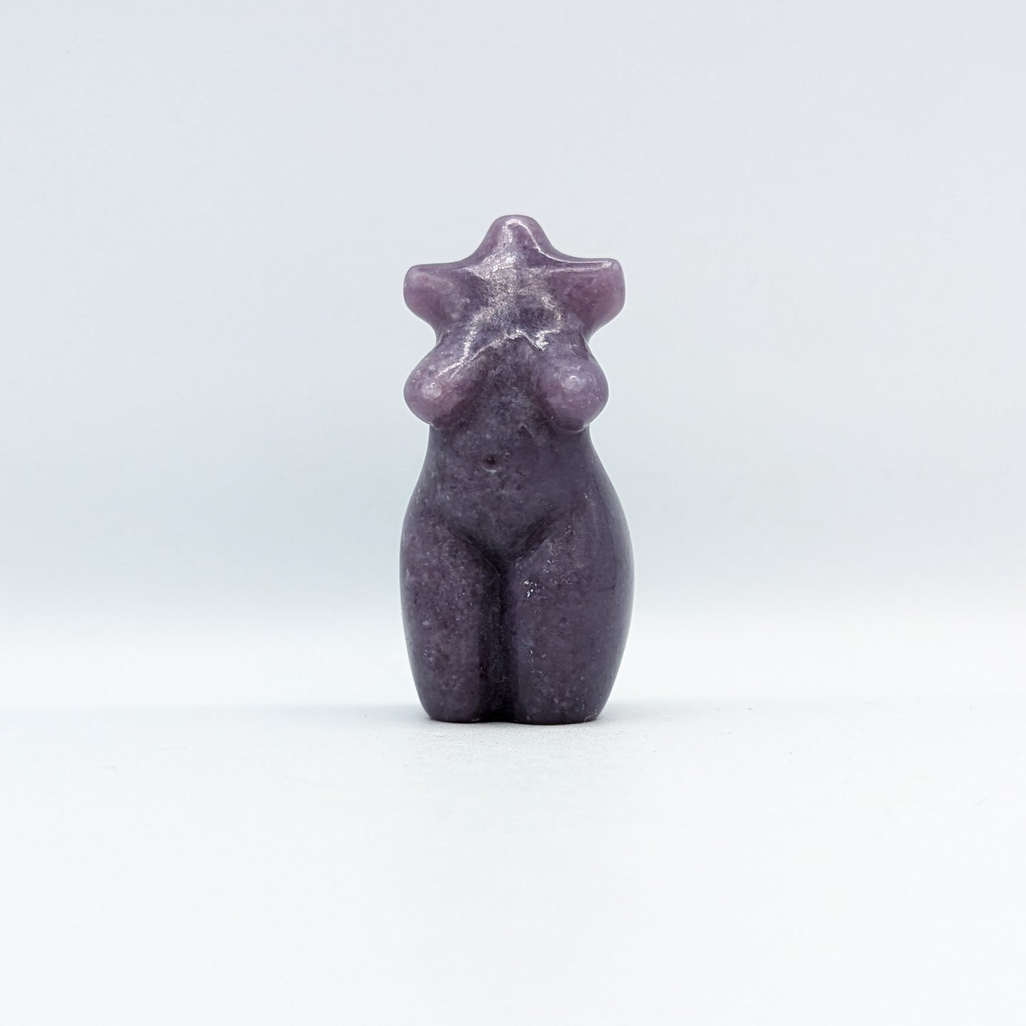 Lepidolite Goddess Carving L