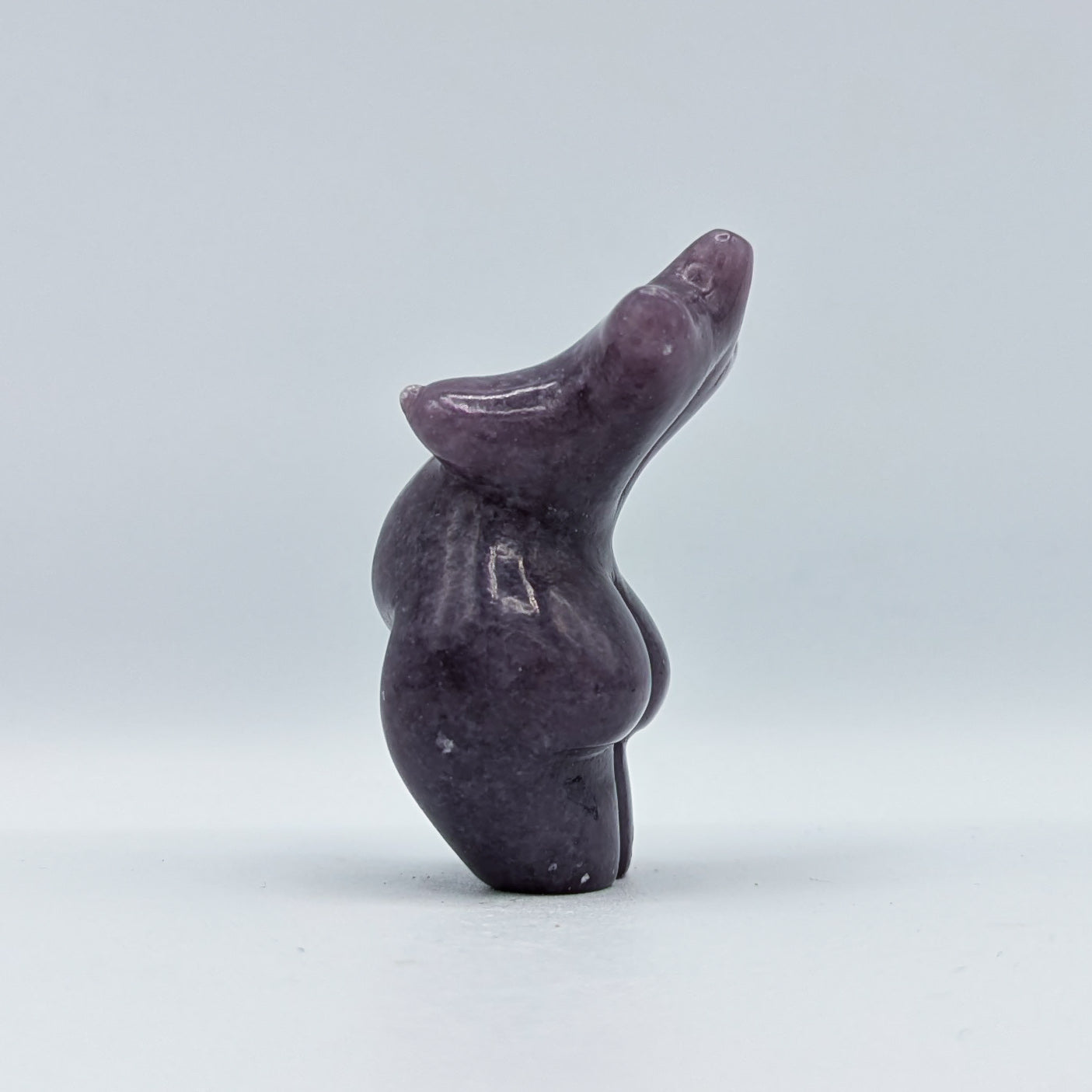 Lepidolite Goddess Carving A