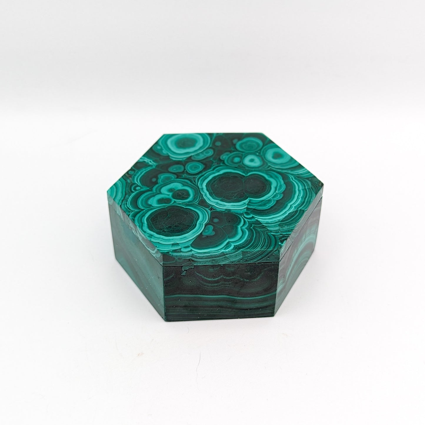 Malachite Polished Jewelry Box